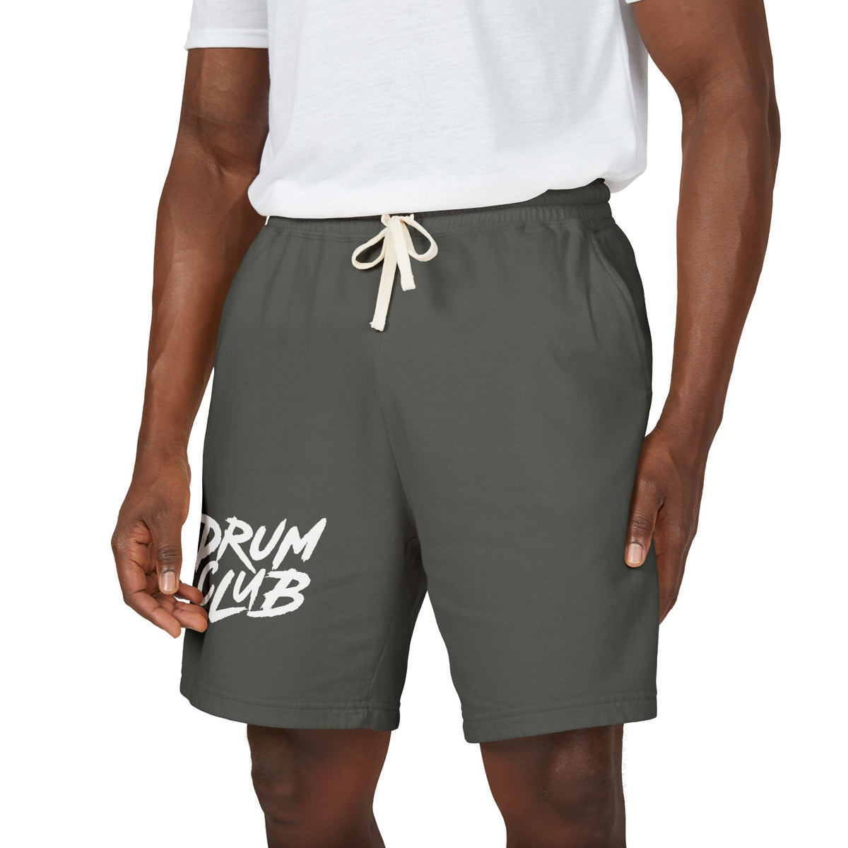 DRUM CLUB Brush Garment-Dyed Fleece Shorts | Unisex