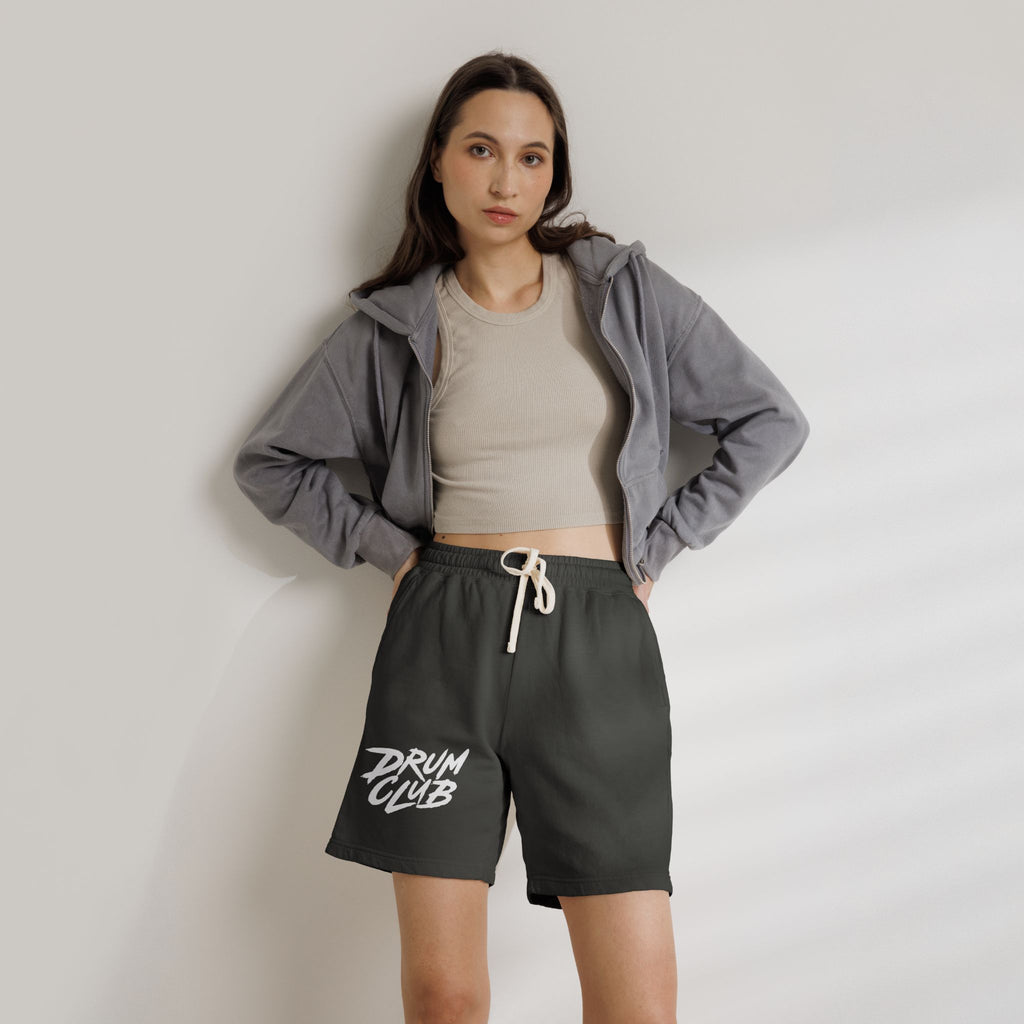 DRUM CLUB Brush Garment-Dyed Fleece Shorts | Unisex