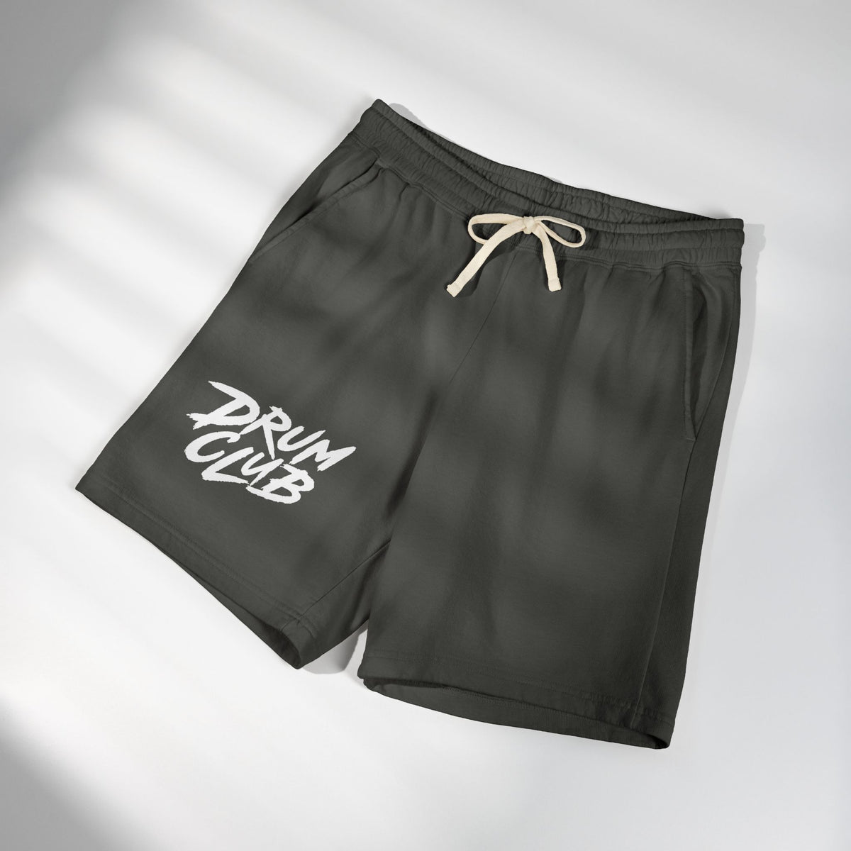 DRUM CLUB Brush Garment-Dyed Fleece Shorts | Unisex