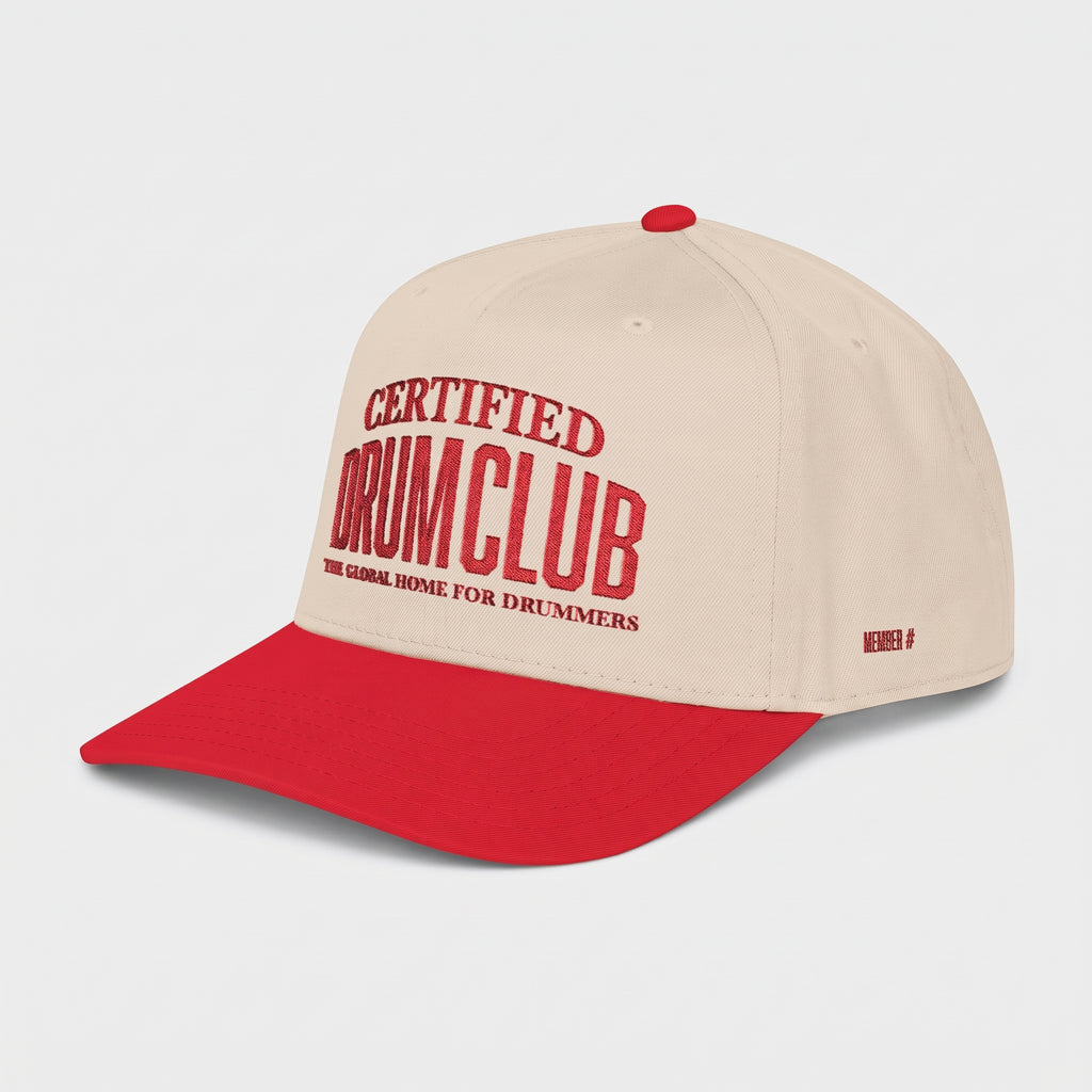 Certified Drum Club Member FOURFOUR Snapback - Red