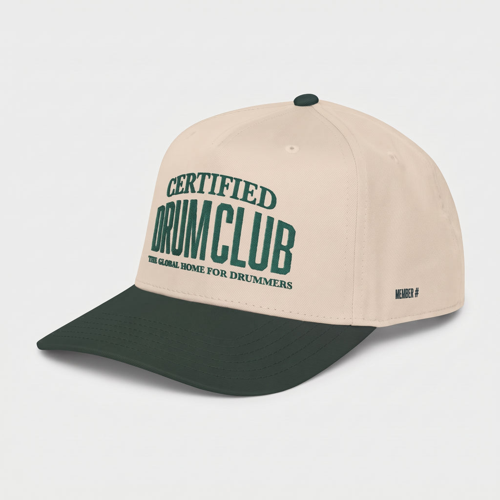 Certified Drum Club Member FOURFOUR Snapback — Dark Green