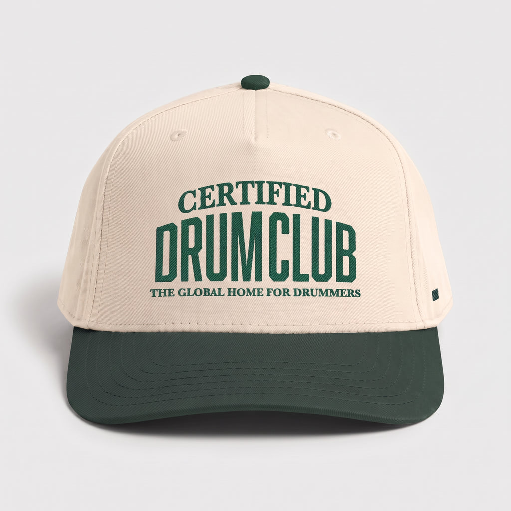 Certified Drum Club Member FOURFOUR Snapback — Dark Green