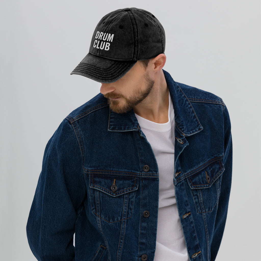 DRUM CLUB Vintage Cotton Twill Cap