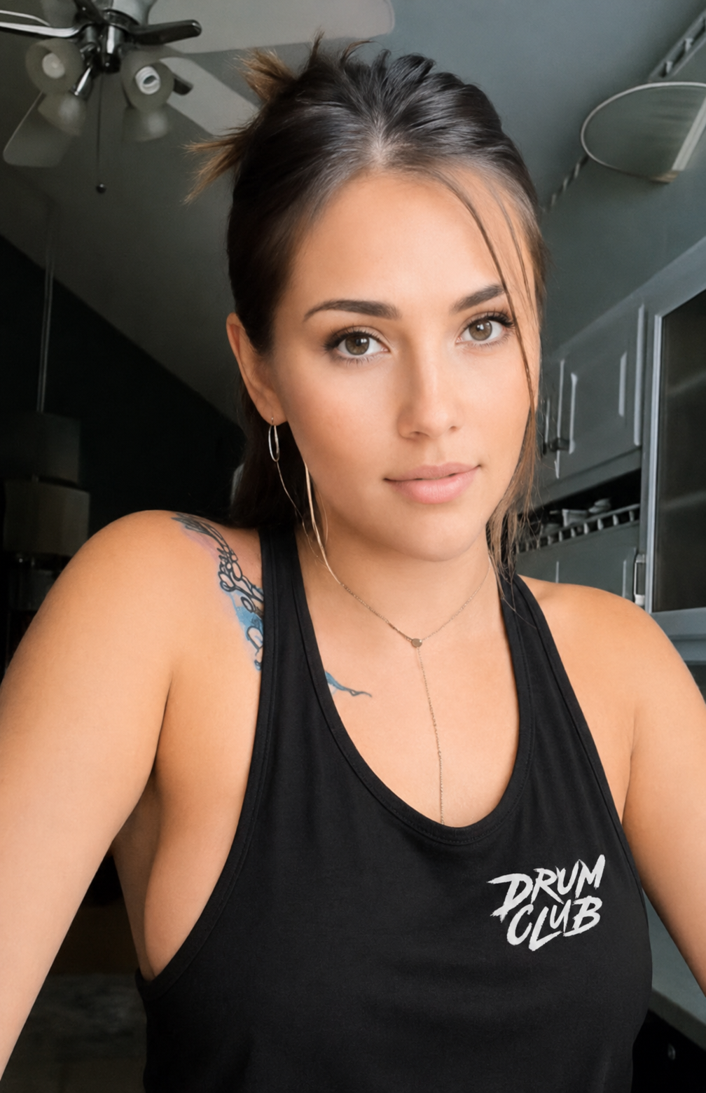 DRUM CLUB Brush Tank Top