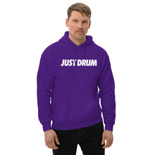 Load image into Gallery viewer, Just Drum. Hoodie
