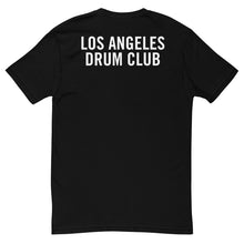 Load image into Gallery viewer, L.A. Drum Club Front/Back Tee | Unisex Drum &amp; Percussion Apparel

