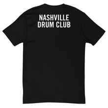 Load image into Gallery viewer, Nashville Drum Club Front/Back Tee | Unisex Drum &amp; Percussion Apparel
